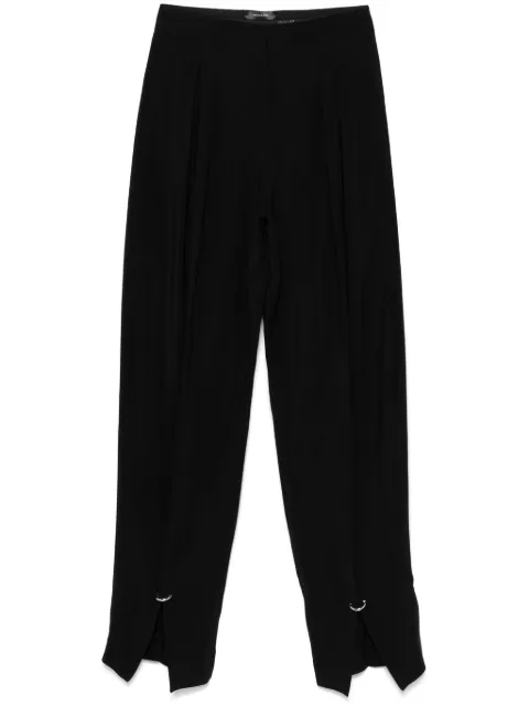 Mugler pierced trousers Black 25P1PA0448196