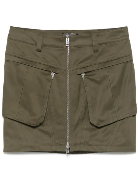 Mugler cargo mini skirt Green 25P1JU0567264