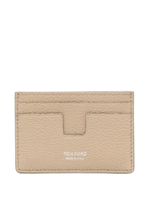 TOM FORD leather card holder Neutrals Y0232LCL158S