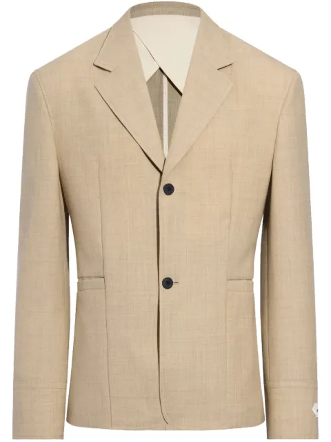 Jacquemus canvas blazer Neutrals 255JA0601720