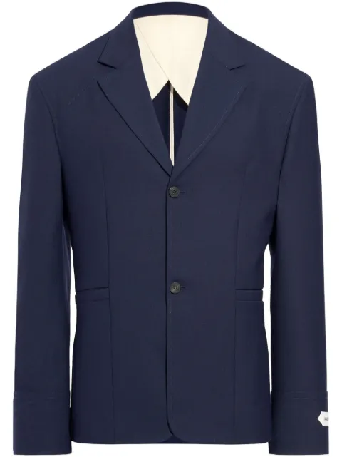Jacquemus Canevas blazer Blue 255JA0601720