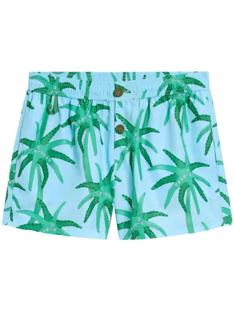 Jacquemus floral-print shorts Blue 255SW0132407