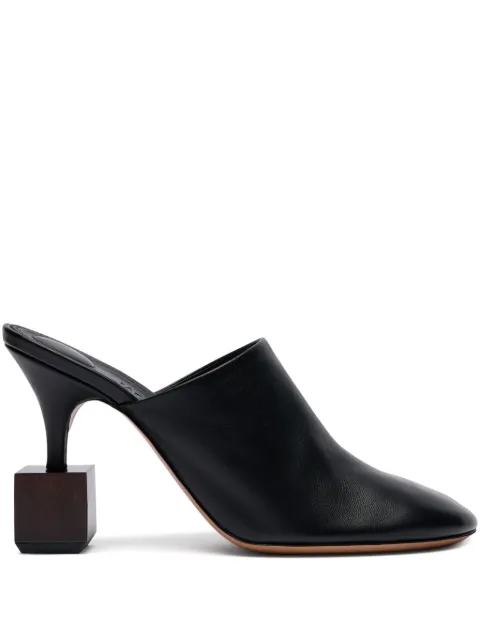 Jacquemus leather mules Black 251FO1613073