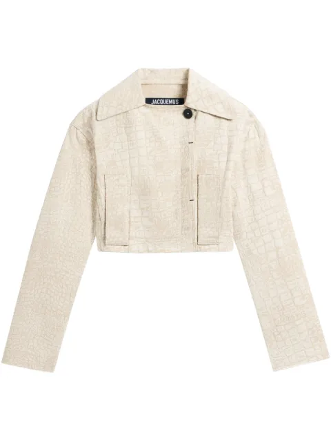 Jacquemus The Nîmes Marino denim jacket Neutrals 251DE0741731