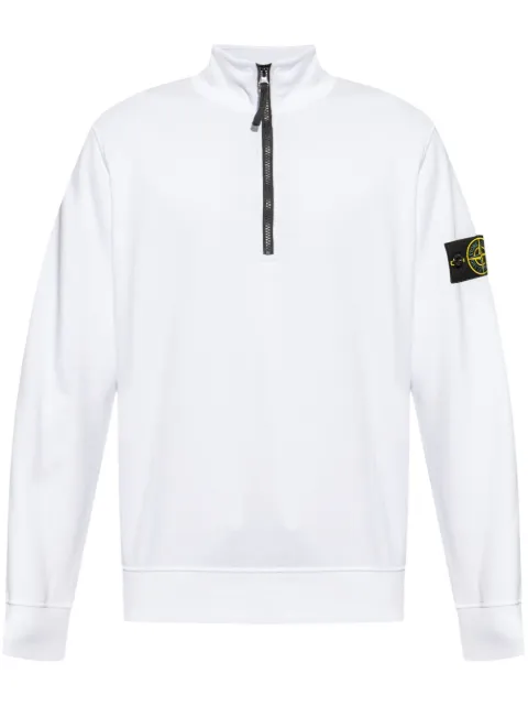 Stone Island Compass-badge sweatshirt White L2S156100070S0051