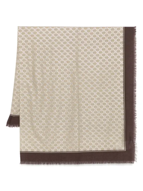 Gucci GG wool shawl Brown 8100223G348
