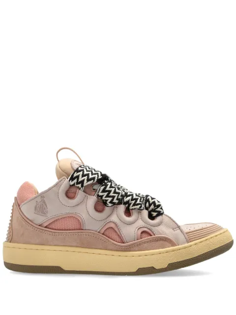 Lanvin printed lace sneakers Pink FUSKDK12DRA2P25