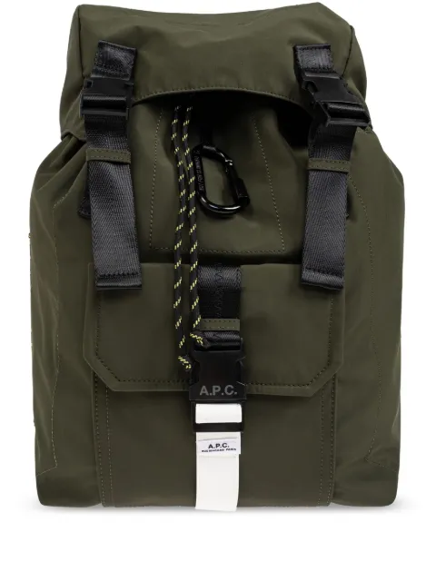 A.P.C. Trek backpack Green PAAFHH62220