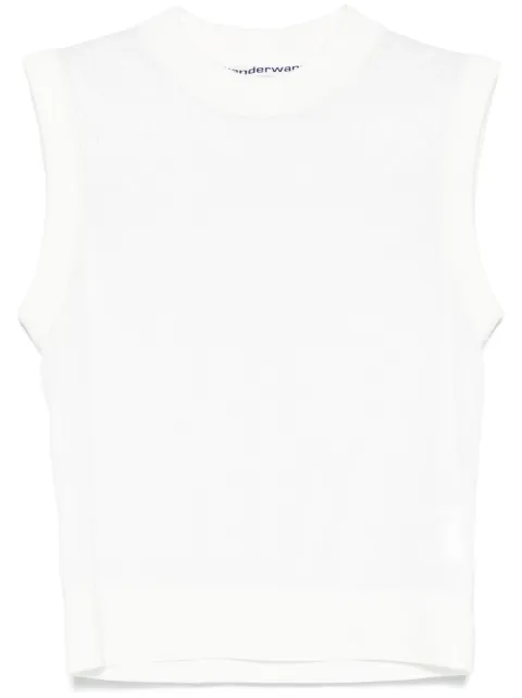 Alexander Wang mock-neck tank top White 1KC1251078104