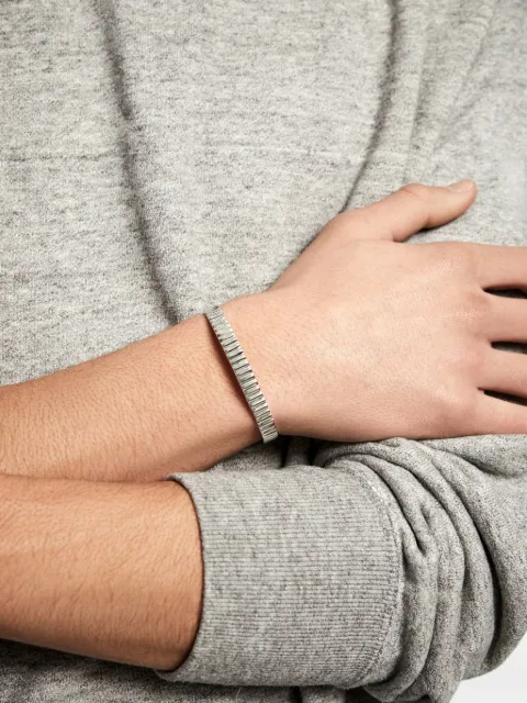 Mateo ridge cuff bracelet Silver ATWB253SS