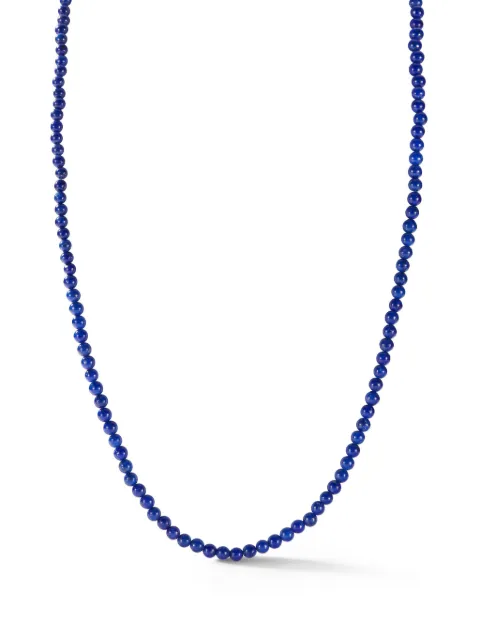 Mateo 14K yellow gold beaded lapis necklace Blue LPN24