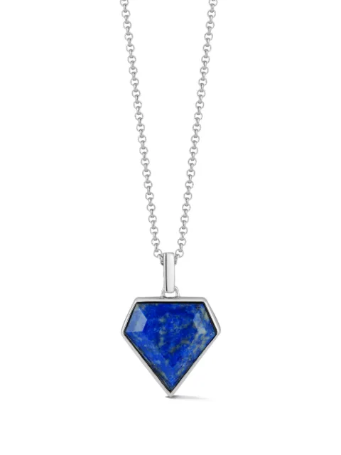 Mateo Pentagon lapis necklace Silver LPN01SS