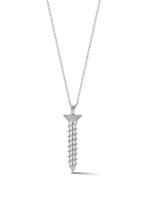 Mateo sterling silver Screw necklace Silver ATWN08