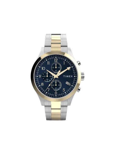 TIMEX chronograph 43mm Blue TW2Y01500