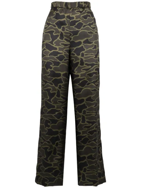 ASPESI camouflage-pattern trousers Black W3G0128V589