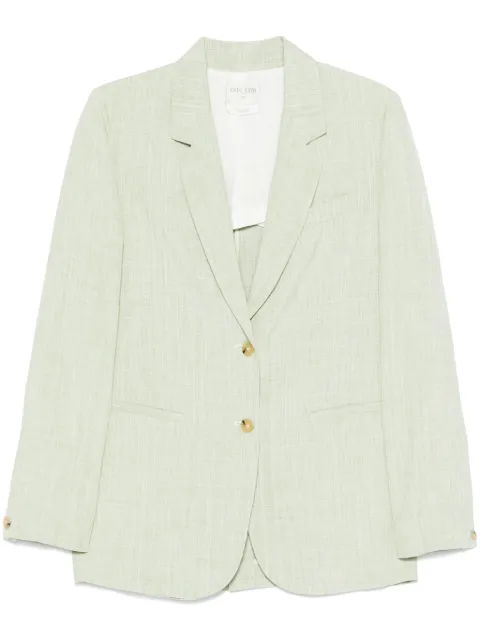 Forte Forte slub-texture blazer Green 13817MYJACKET