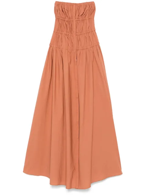 Forte Forte cotton maxi dress Brown 13850MYDRESS