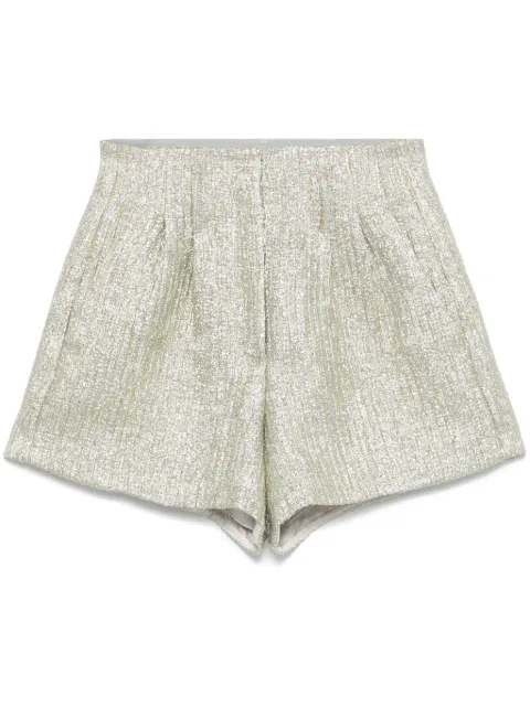 Forte Forte lurex shorts Gold 13805MYPANTS