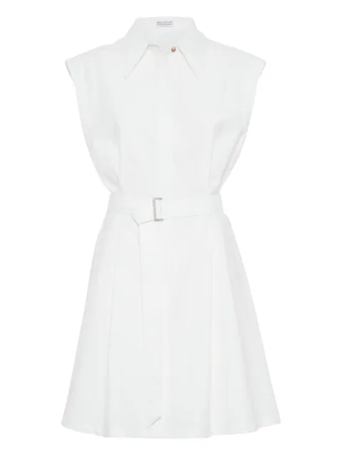 Brunello Cucinelli mini shirt dress White ML140A5348C600