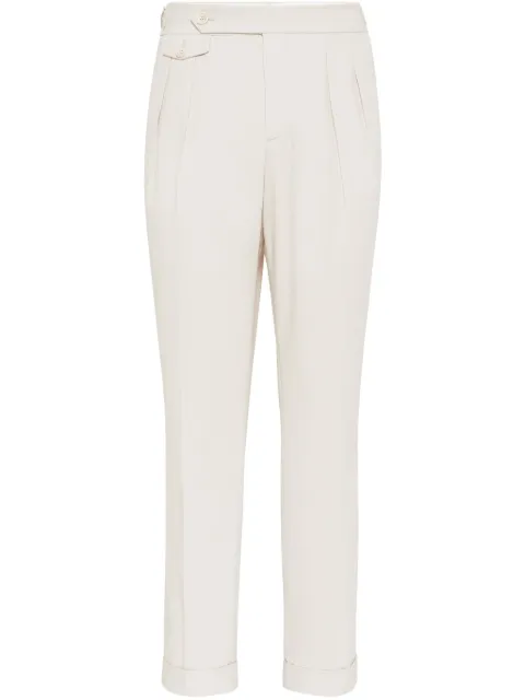 Brunello Cucinelli pleated trousers Neutrals MH252M5030C2438