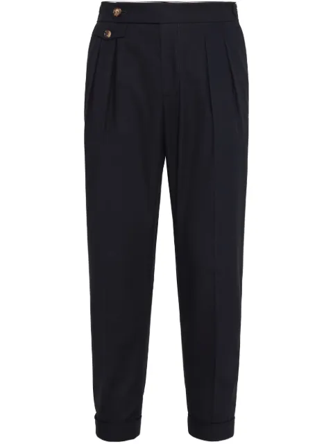 Brunello Cucinelli pleated trousers Blue MH252M5030C6989