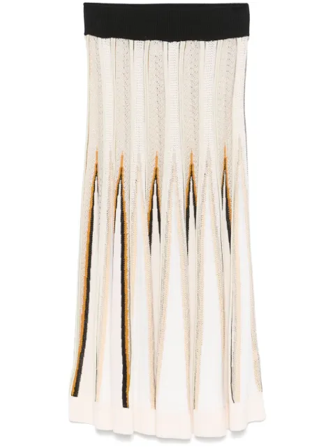 Forte Forte knitted midi skirt Neutrals 13935MYSKIRT