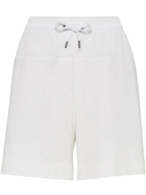 Brunello Cucinelli panelled track shorts White ML922VE789CS787
