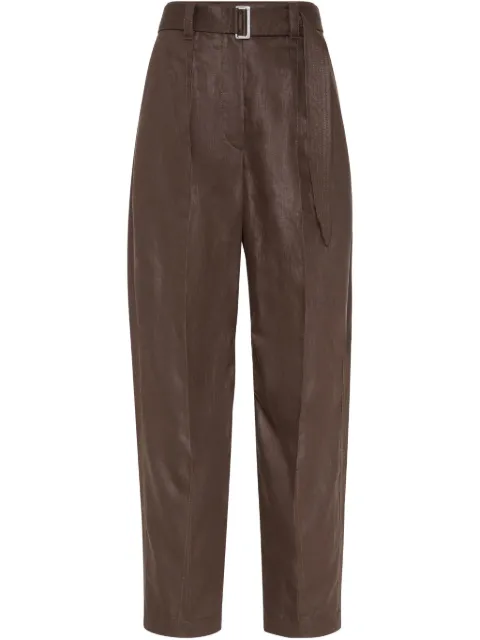 Brunello Cucinelli belted trousers Brown ML142P8559C273