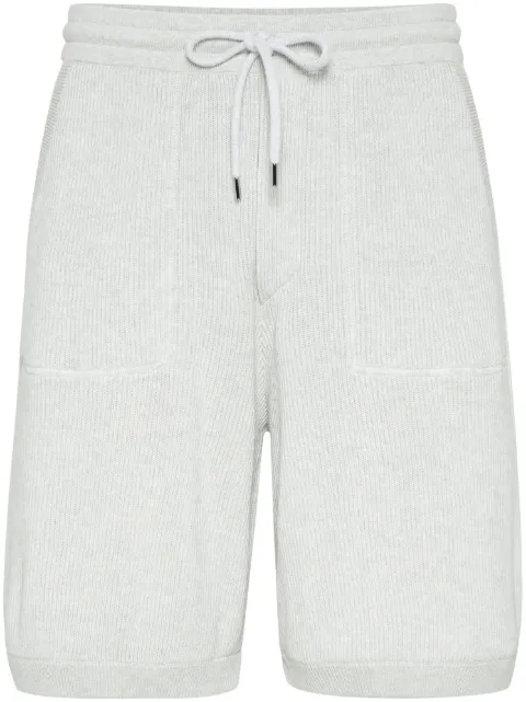 Brunello Cucinelli knitted bermuda shorts Grey M29200439GC2719