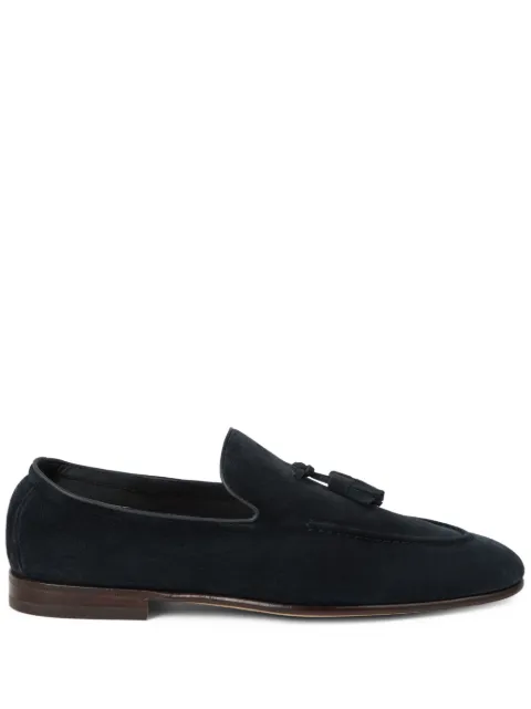 Brunello Cucinelli tassel-detail suede loafers Blue MZUCAHG731C2766