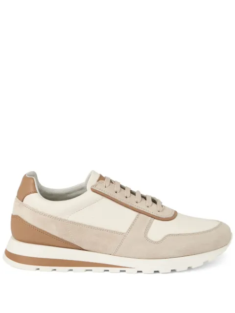 Brunello Cucinelli panelled sneakers Neutrals MZUESLA289CJI86