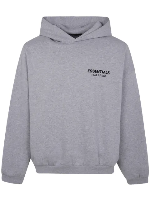 FEAR OF GOD ESSENTIALS raised-logo hoodie Grey 192HO246258F