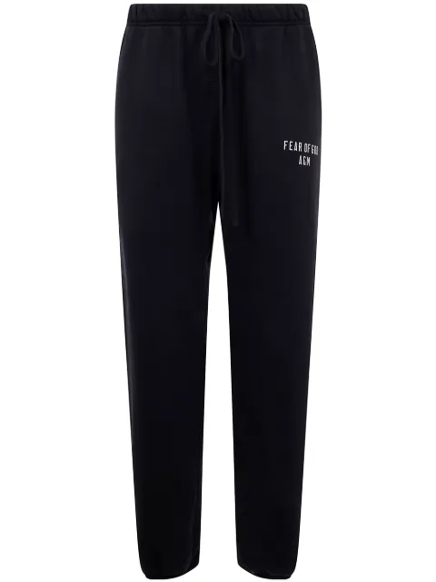 FEAR OF GOD ESSENTIALS logo-print track pants Black 130HO244450F