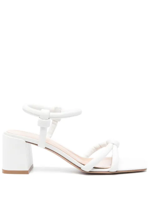 Gianvito Rossi 60mm leather sandals White G3244555RICNAP