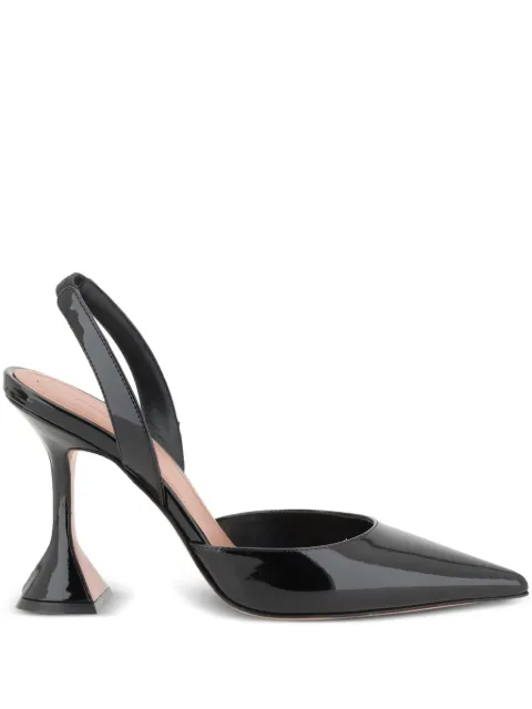 Amina Muaddi 95mm Holli pumps Black C9S344163HOLBLACK