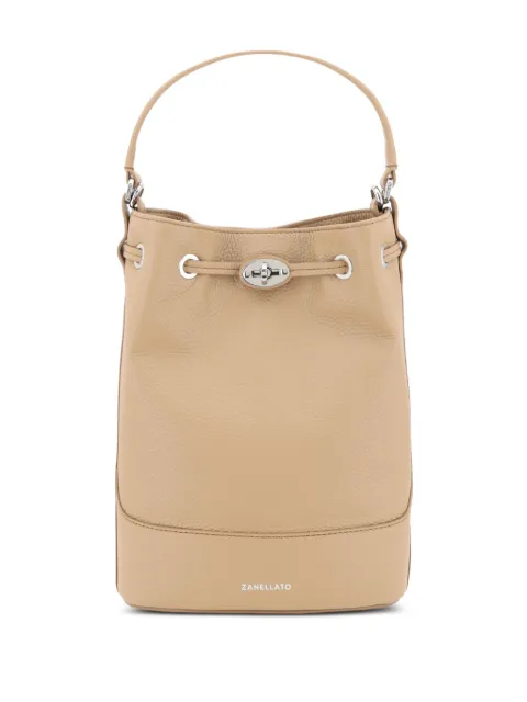 Zanellato Mondà small bucket bag Neutrals 0689800040000S
