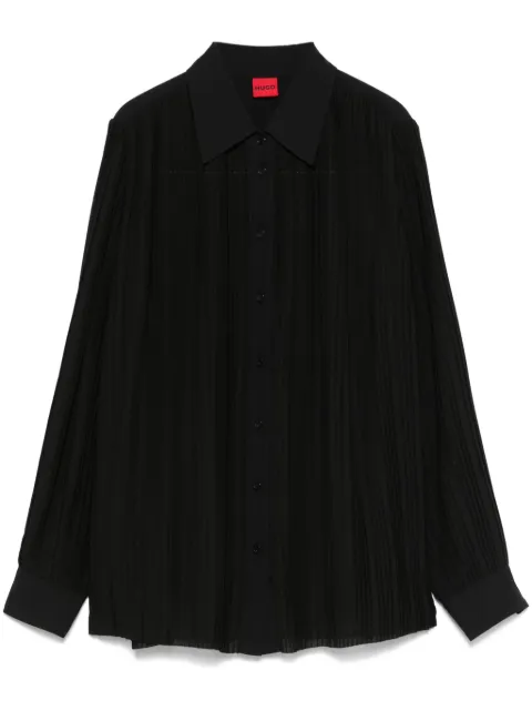 HUGO pleated shirt Black 50524203