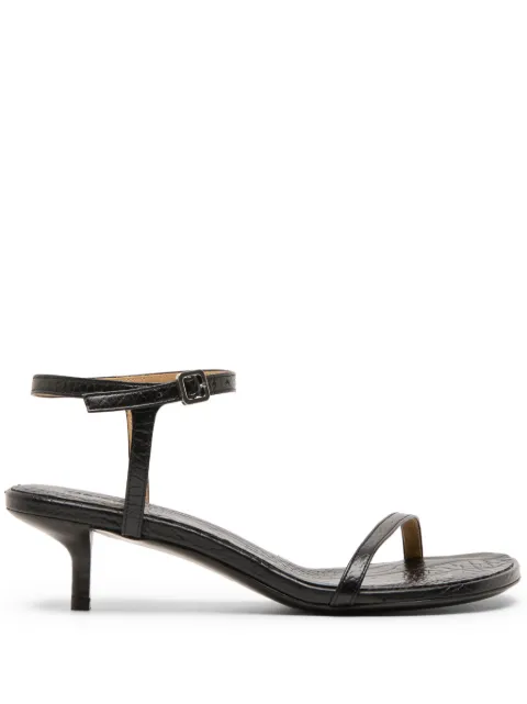 Marsèll Sottiletta leather sandals Black MW8540P021