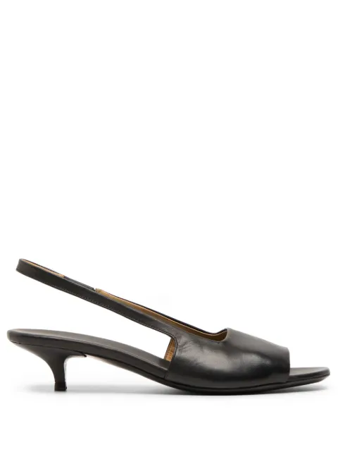 Marsèll Fiuto leather slingback sandals Black MW8470P011