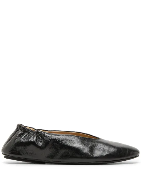 Marsèll Strascico leather ballet flats Black MW8525P052