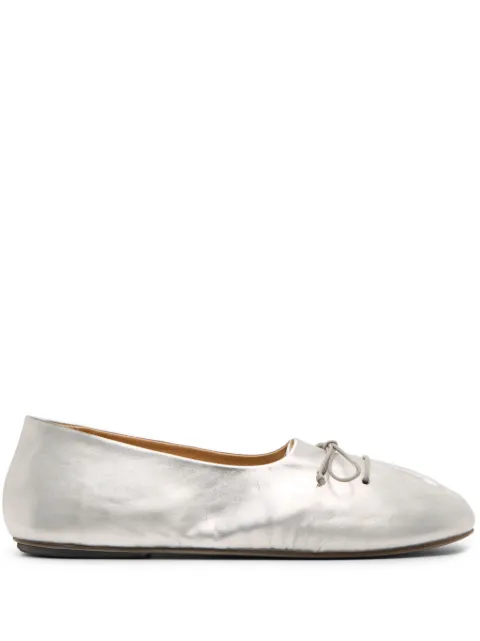 Marsèll Girella leather ballet flats Grey MW7072P032