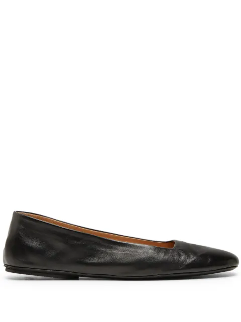 Marsèll Distesa leather ballet flats Black MW8455P052