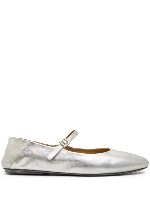 Marsèll Strascico buckled ballet flats Grey MW8526P032