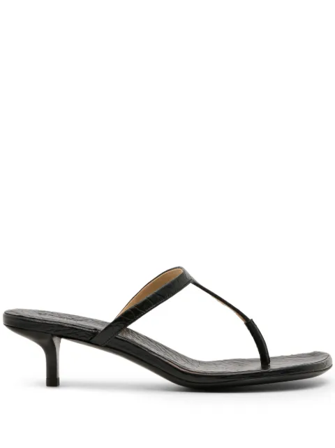 Marsèll Sottiletta leather sandals Black MW8543P021