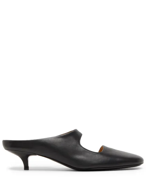 Marsèll Spinata leather mules Black MW8520P015