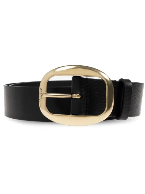 ISABEL MARANT Dara calfskin leather belt Black CE298CFAC1B01A