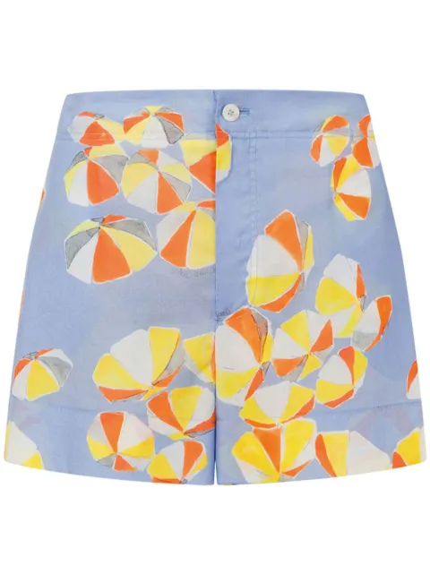 MOSCHINO JEANS printed shorts Blue A03483734