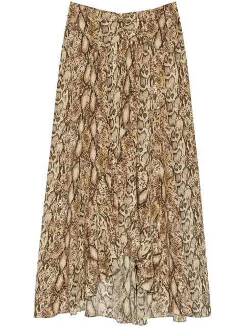 ISABEL MARANT Olena skirt Neutrals JU0336FAC1J05I