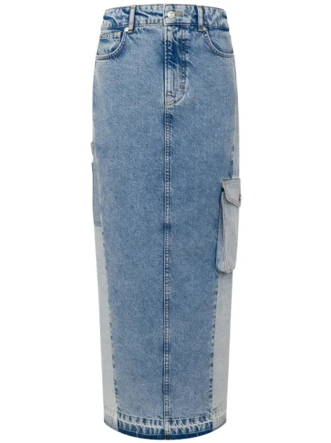 MOSCHINO JEANS denim maxi skirt Blue 1053719