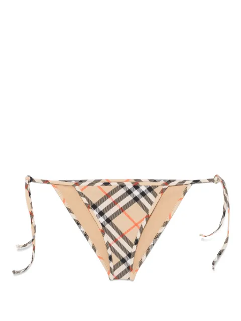 Burberry Check bikini bottoms Neutrals 8100760